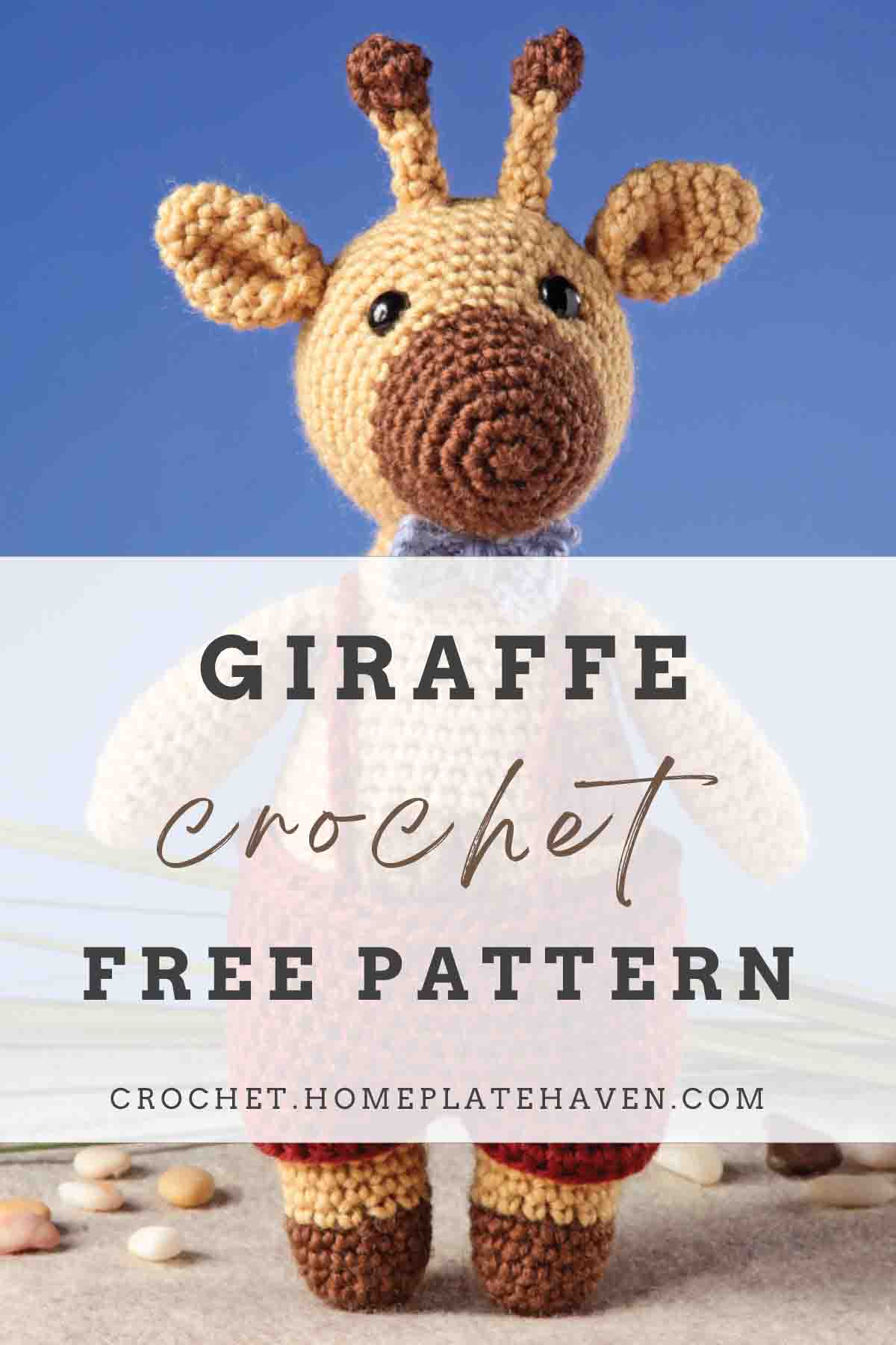 GIRAFFE crochet free pattern
