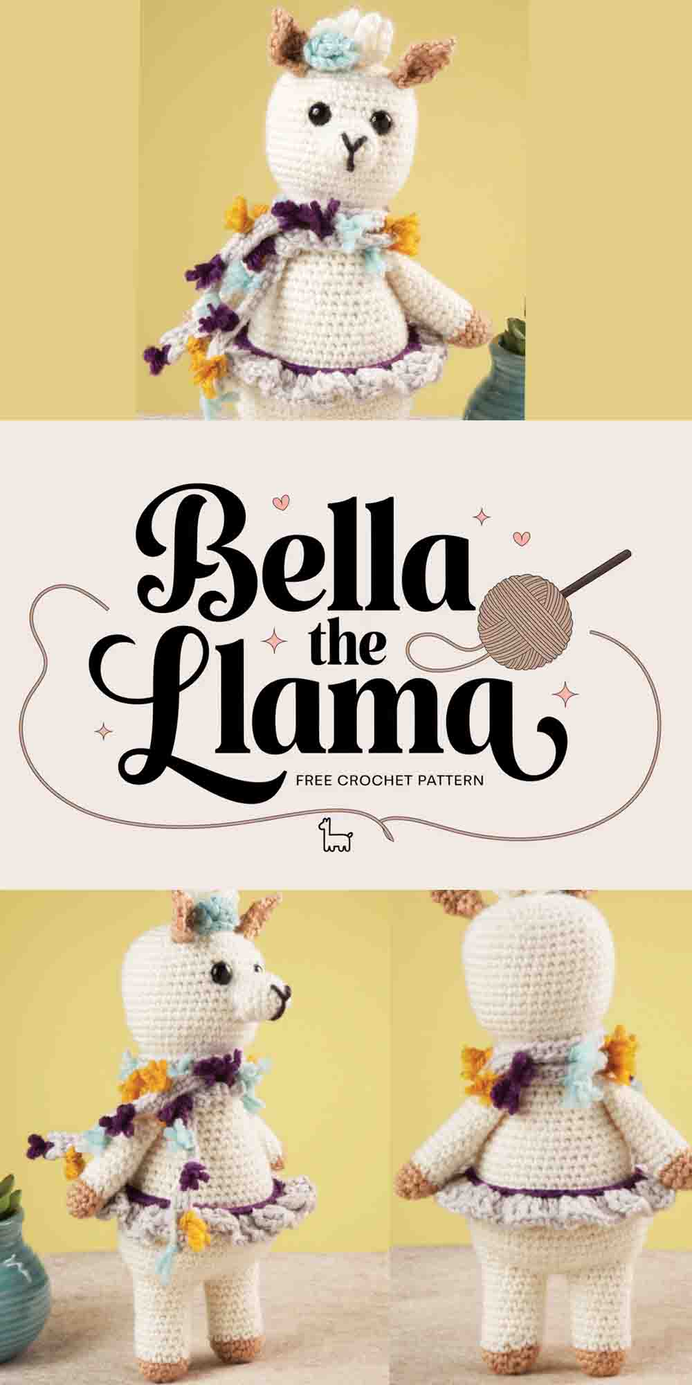 LLAMA crochet pattern free pdf